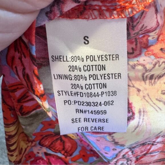 Dress Forum Revolve Pink Floral One Shoulder Wrap Dress Womens S Mini Beachy - Picture 9 of 12